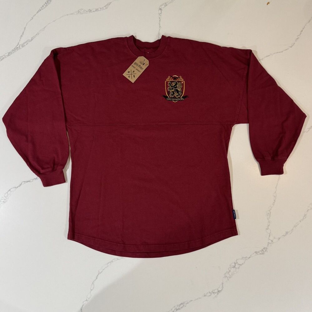 Gryffindor Spirit Jersey NEW Harry Potter Long-Sleeve Shirt S Wizarding World *